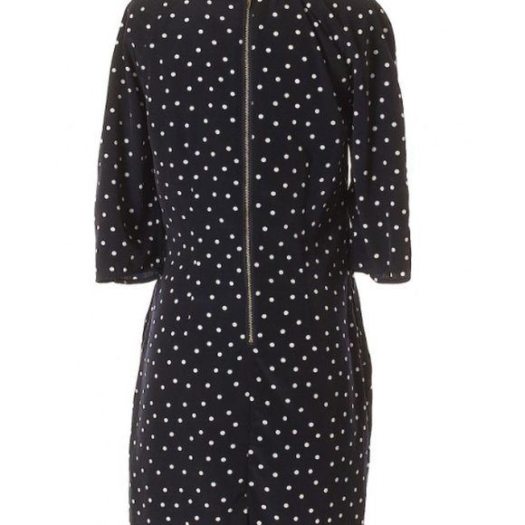 Navy and White Polkadot Merona Dress - Picture 2 of 2